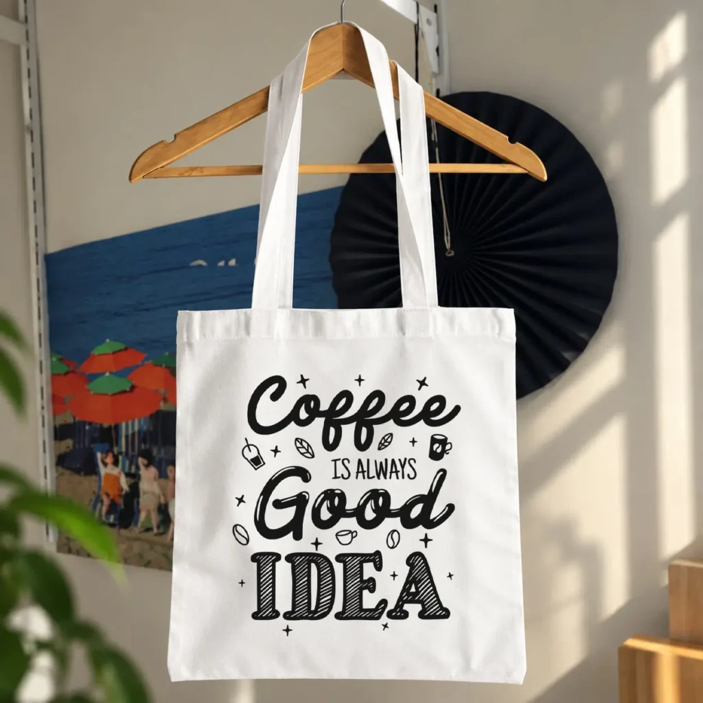 توت بگ قهوه طرح Coffee Is Always a Good Idea کد 9312