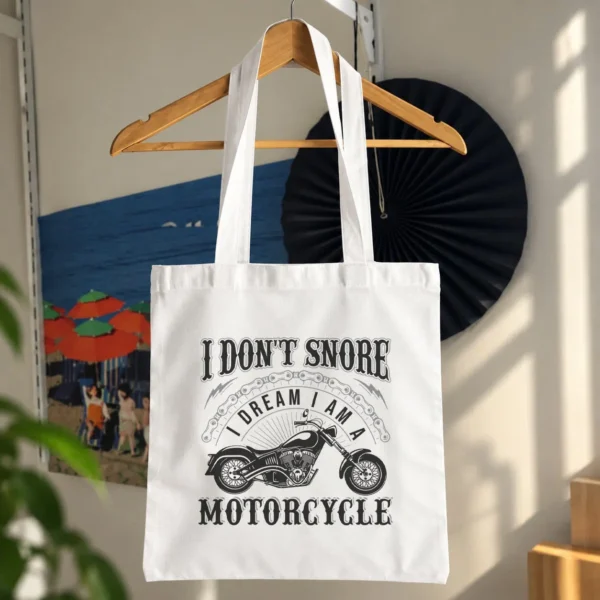توت بگ موتورسیکلت طرح I Don't Snore کد 9572