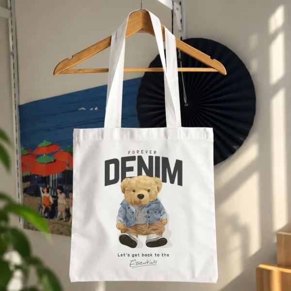 توت بگ خرس عروسکی طرح Forever Denim کد 9909