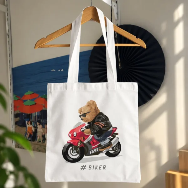 توت بگ خرس تدی موتورسوار طرح Biker کد 9996