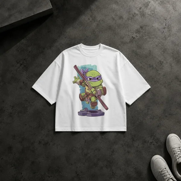 تیشرت باکسی لاک‌پشت‌های نینجا طرح دوناتلو (Donatello)