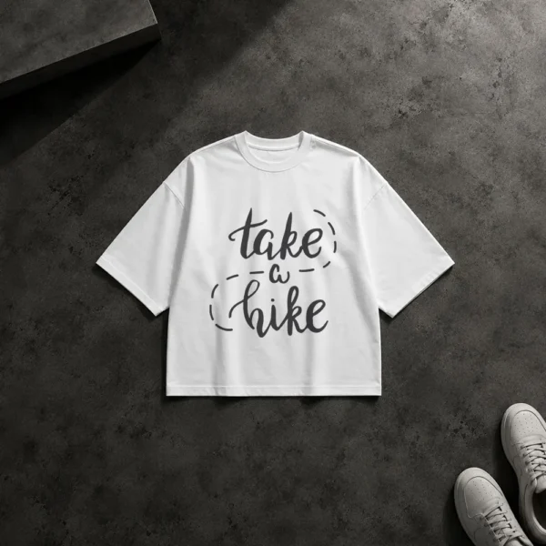 تیشرت باکسی طبیعت طرح Take a Hike کد 10798