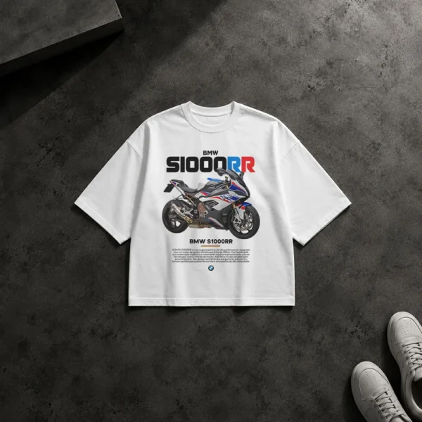 تیشرت باکسی موتور بی‌ام‌و طرح S1000RR