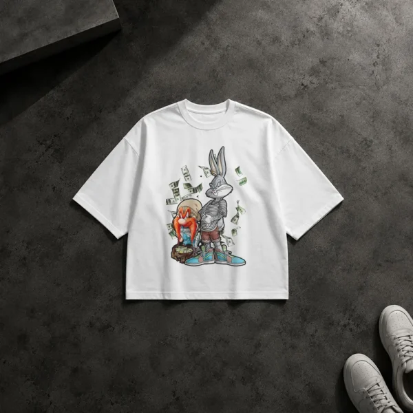 تیشرت باکسی باگز بانی طرح پول (Bugs Bunny) کد 14030