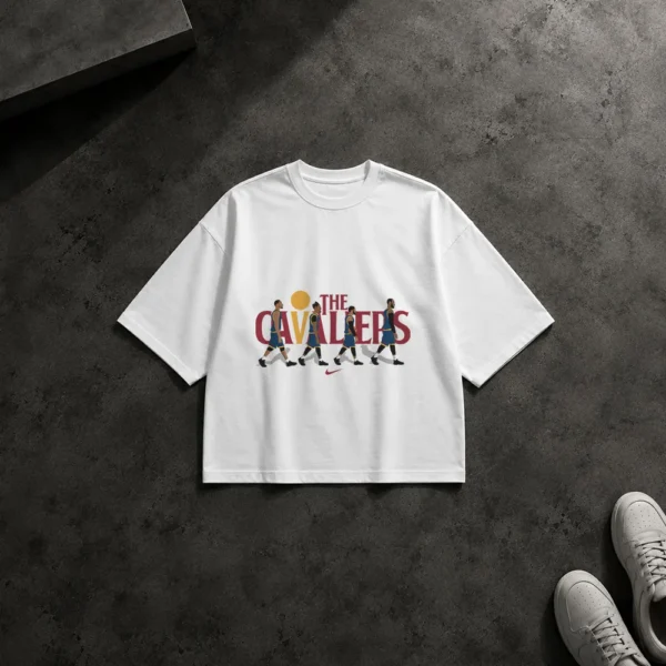 تیشرت باکسی کارتونی طرح The Cavaliers کد 14232
