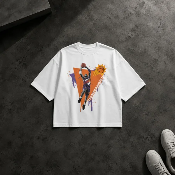 تیشرت باکسی بسکتبال طرح چارلز بارکلی (Charles Barkley)