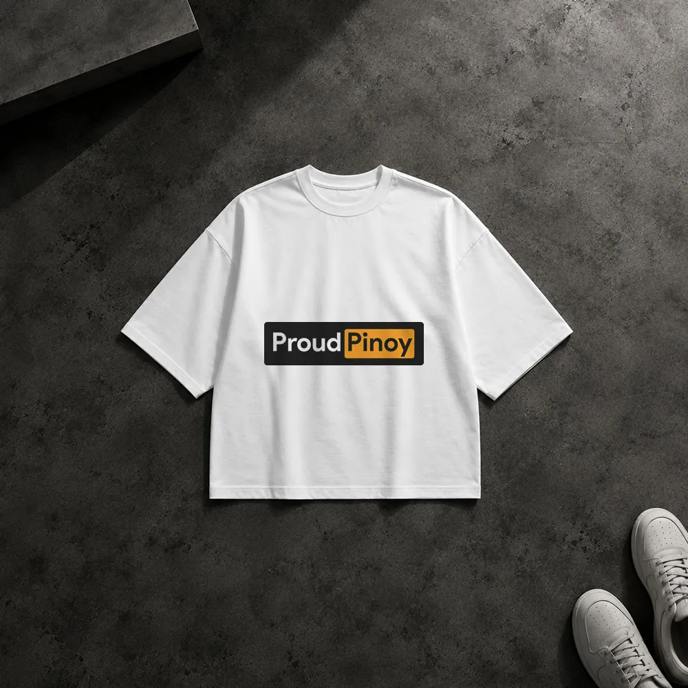 تیشرت باکسی نوشته Proud Pinoy کد 14715