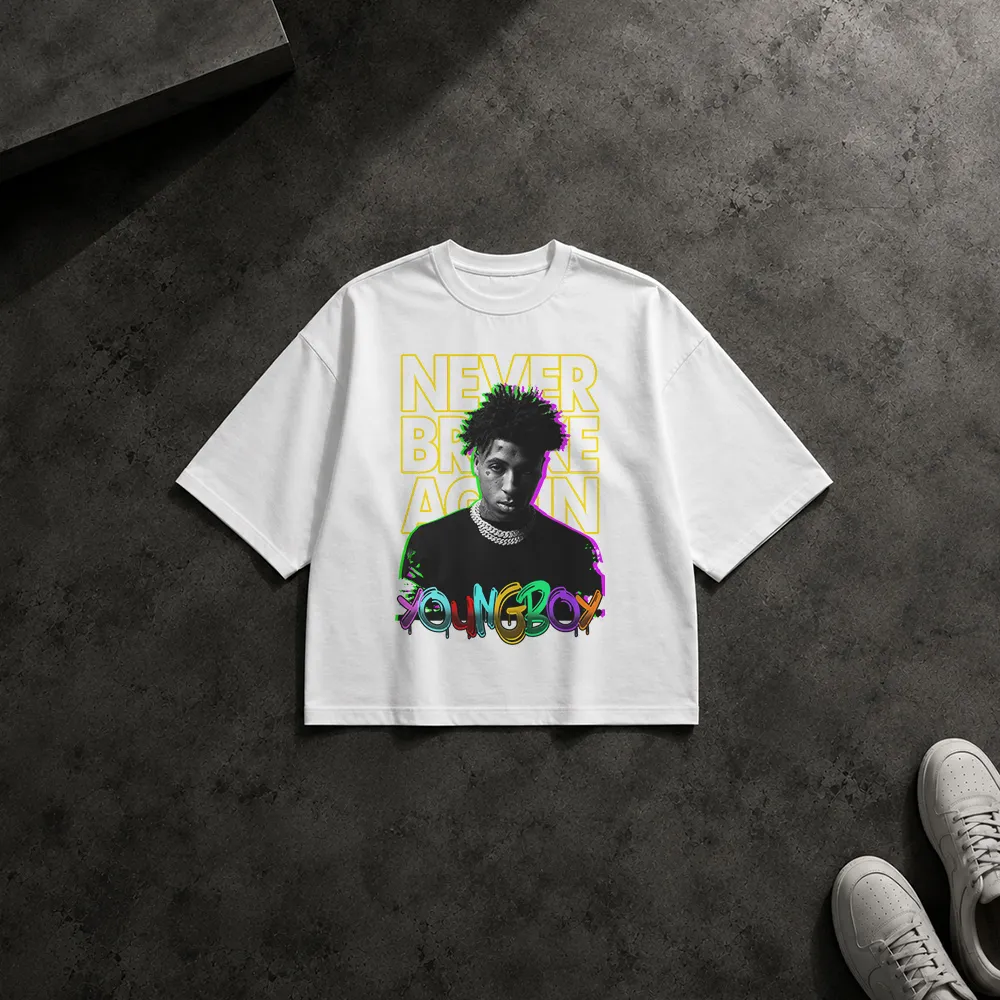 تیشرت باکسی طرح NBA YoungBoy Never Broke Again کد 14760