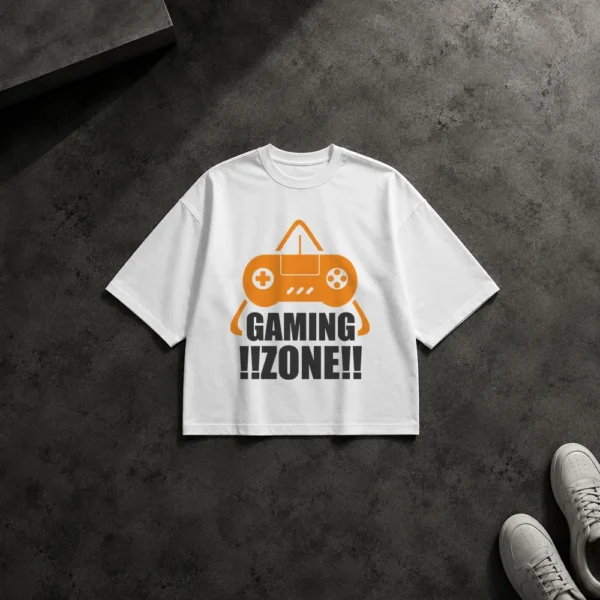 تیشرت باکسی طرح Gaming Zone کد 16313