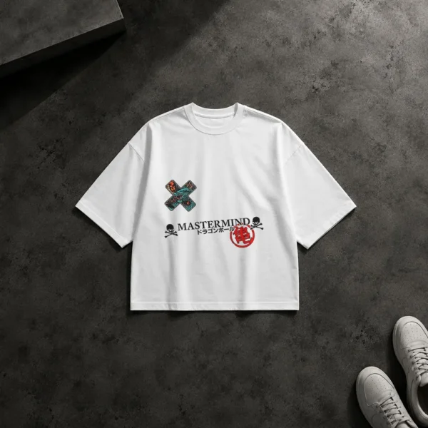تیشرت باکسی نوشته Mastermind کد 18841