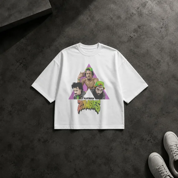 تیشرت باکسی فلت‌بوش زامبیز طرح گروه رپ (Flatbush Zombies) کد 21296