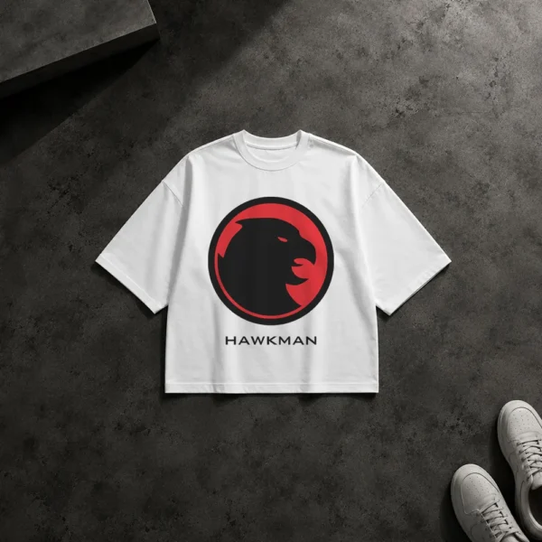 تیشرت باکسی دی‌سی طرح لوگوی هاوک‌من (Hawkman) کد 2424