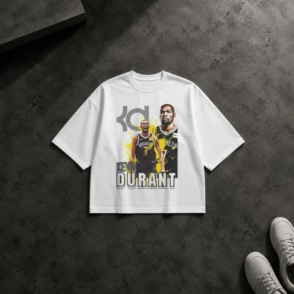 تیشرت باکسی بسکتبال طرح کوین دورنت (Kevin Durant) کد 2520