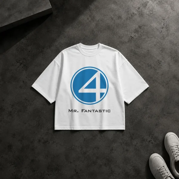 تیشرت باکسی مارول طرح لوگوی مستر فنتستیک (Mr. Fantastic)