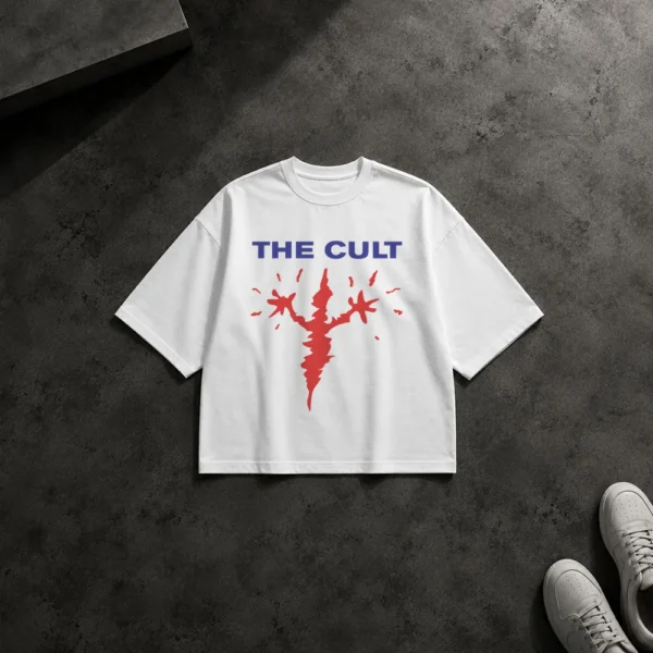 تیشرت باکسی طرح گروه The Cult کد 29450