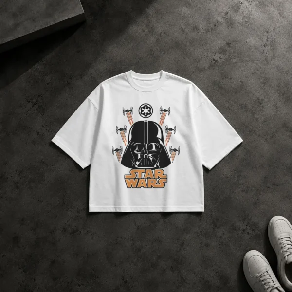 تیشرت باکسی جنگ ستارگان طرح دارث ویدر (Darth Vader) کد 3361