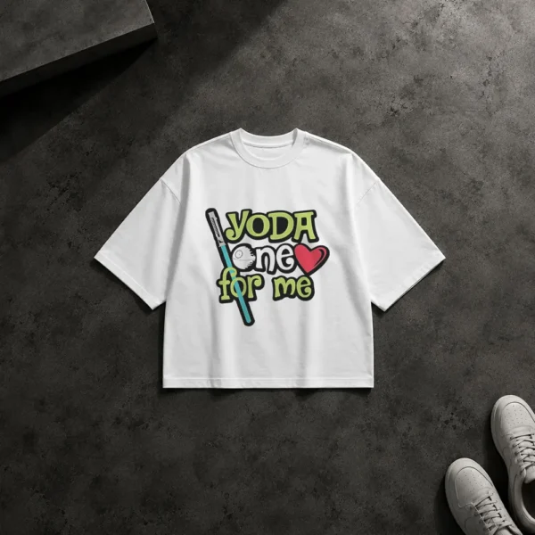 تیشرت باکسی جنگ ستارگان طرح Yoda One for Me