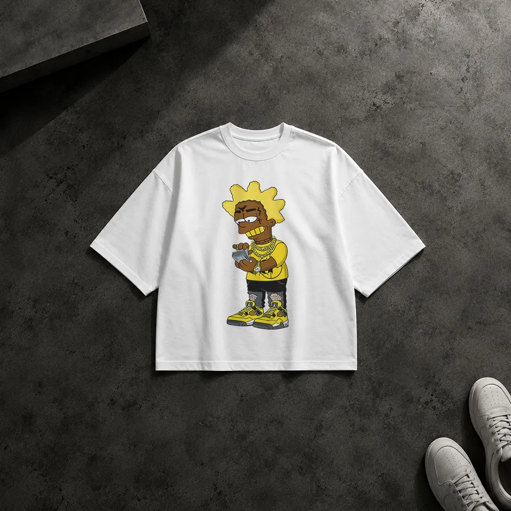 تیشرت باکسی سیمپسون‌ها طرح بارت استریت‌ویر (Bart Simpson) کد 5579