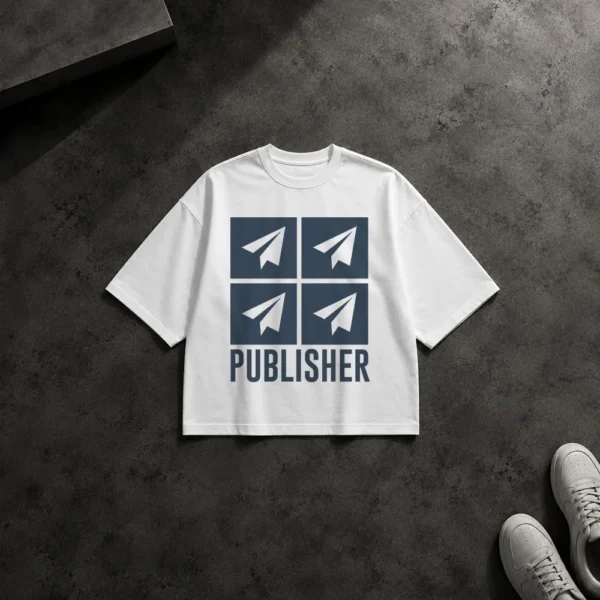 تیشرت باکسی ناشر موسیقی طرح Publisher کد 8451
