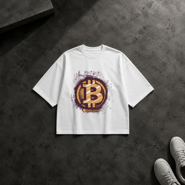 تیشرت باکسی بیت‌کوین طرح Bitcoin کد 8682