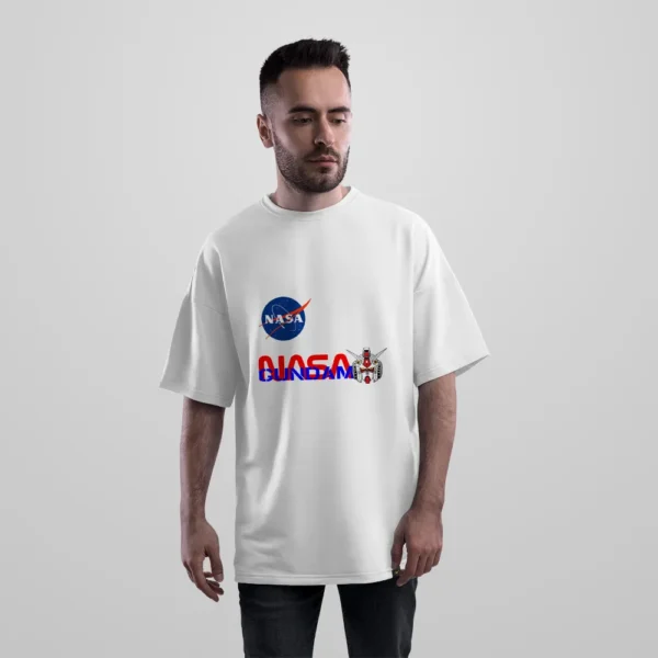 تیشرت اورسایز ناسا طرح گاندام (NASA Gundam) کد 18842