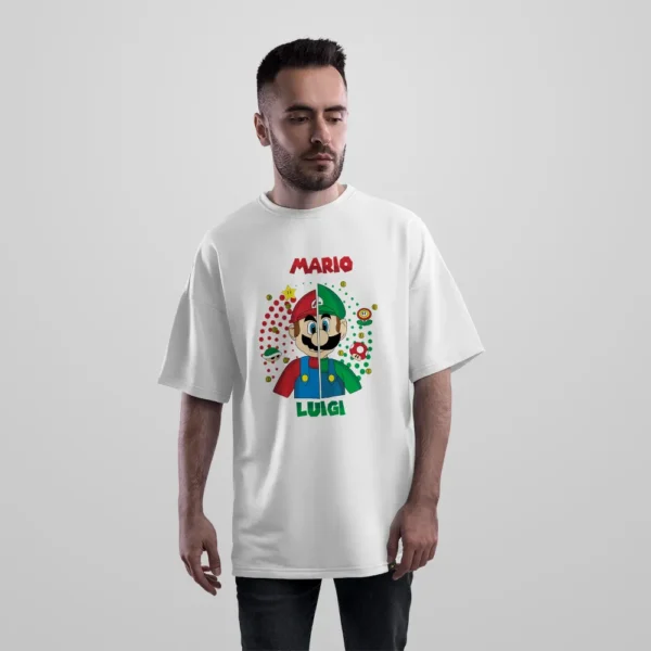 تیشرت اورسایز سوپر ماریو و لویجی (Mario & Luigi)
