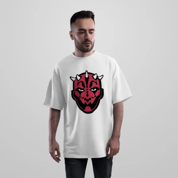 تیشرت اورسایز جنگ ستارگان طرح چهره دارث ماول (Darth Maul)