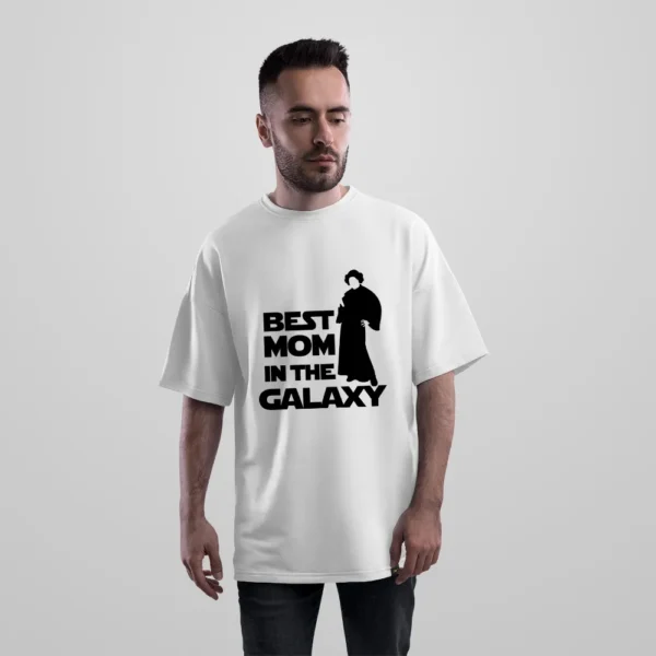 تیشرت اورسایز بهترین مادر کهکشان طرح Best Mom in the Galaxy