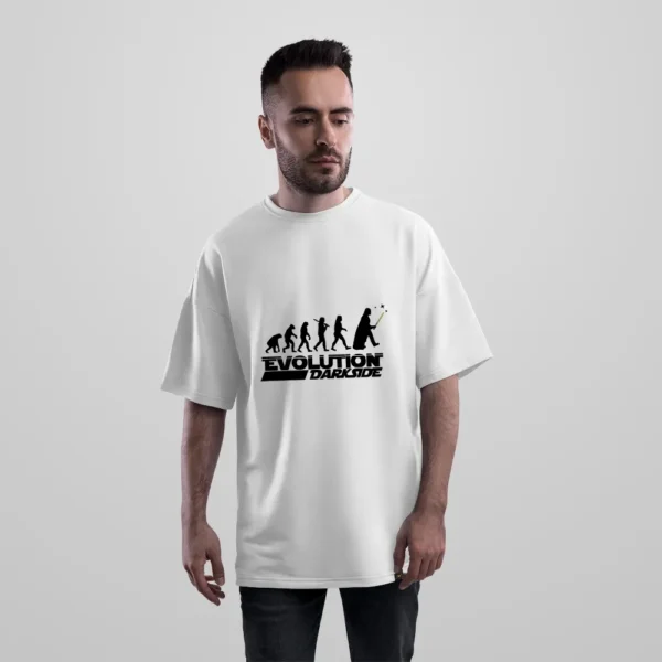 تیشرت اورسایز تکامل انسان تا دارث ویدر طرح Evolution Dark Side