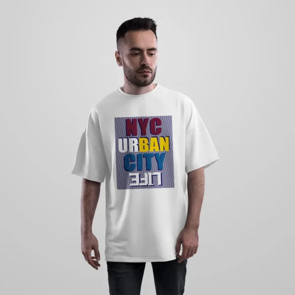 تیشرت اورسایز نیویورک طرح NYC Urban City