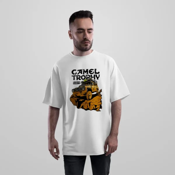 تیشرت اورسایز لندروور طرح Camel Trophy