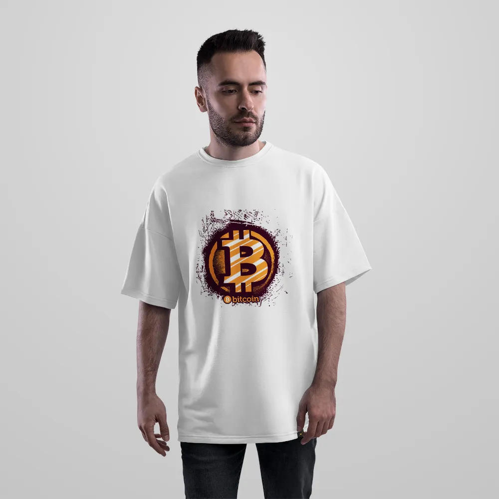 تیشرت اورسایز بیت‌کوین طرح Bitcoin کد 8682