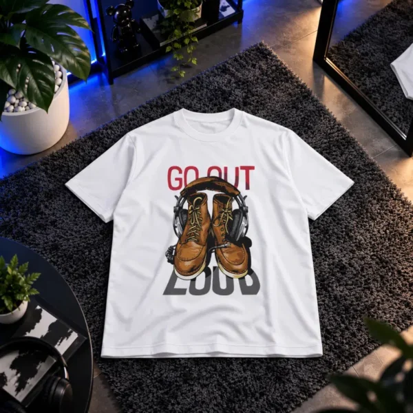 تیشرت کفش کوهنوردی طرح Go Out Loud کد 10097