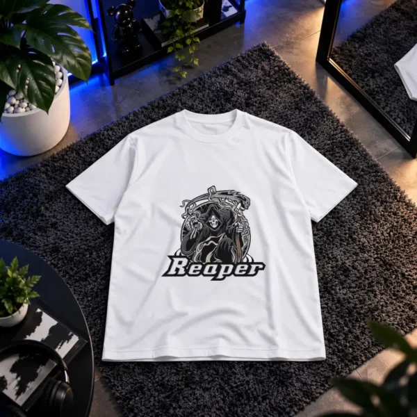 تیشرت جمجمه طرح مرگ (Reaper) کد 10180
