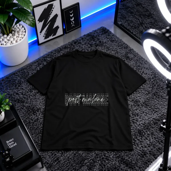 تیشرت پست مالون طرح تایپوگرافی (Post Malone) کد 1021