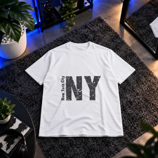 تیشرت نیویورک طرح مینیمال NY کد 10492