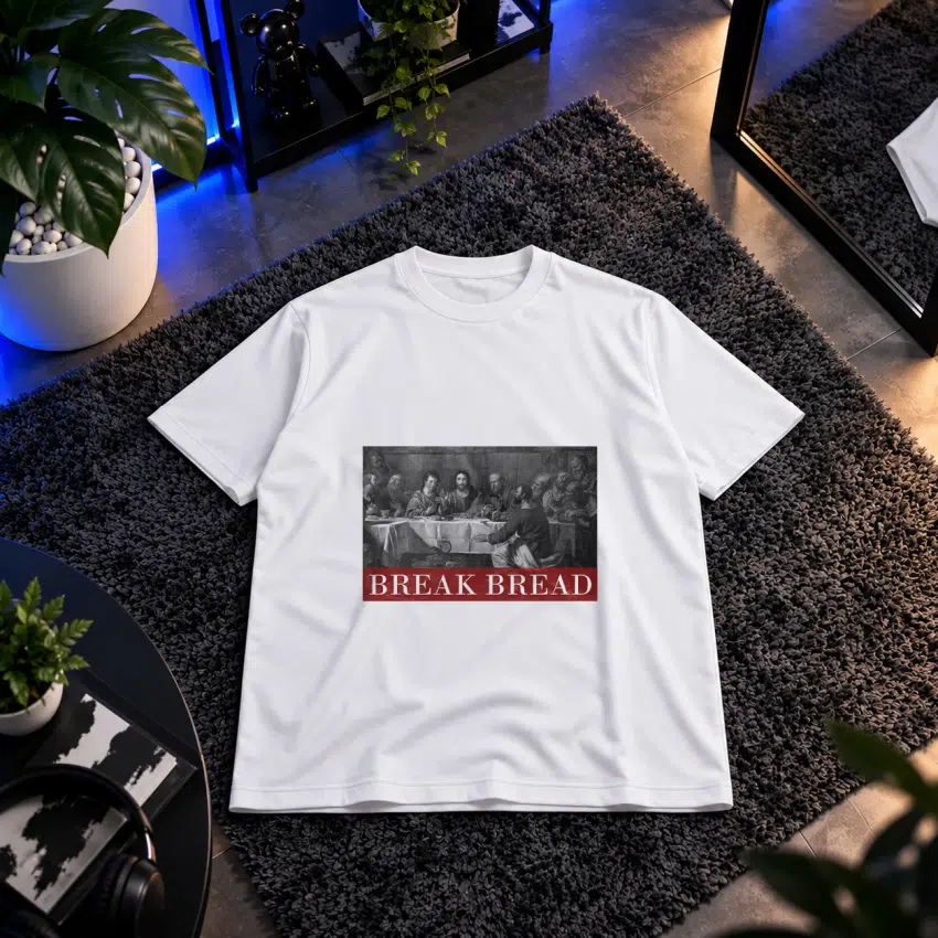 تیشرت شام آخر طرح Break Bread کد 10570