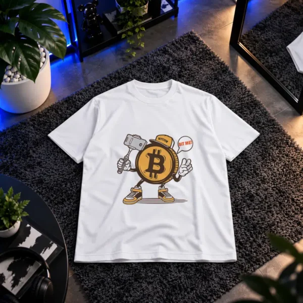 تیشرت بیت‌کوین طرح شخصیت کارتونی Bit Me کد 10589