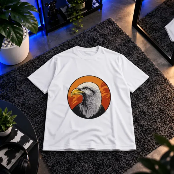 تیشرت عقاب طرح غروب کد 10664
