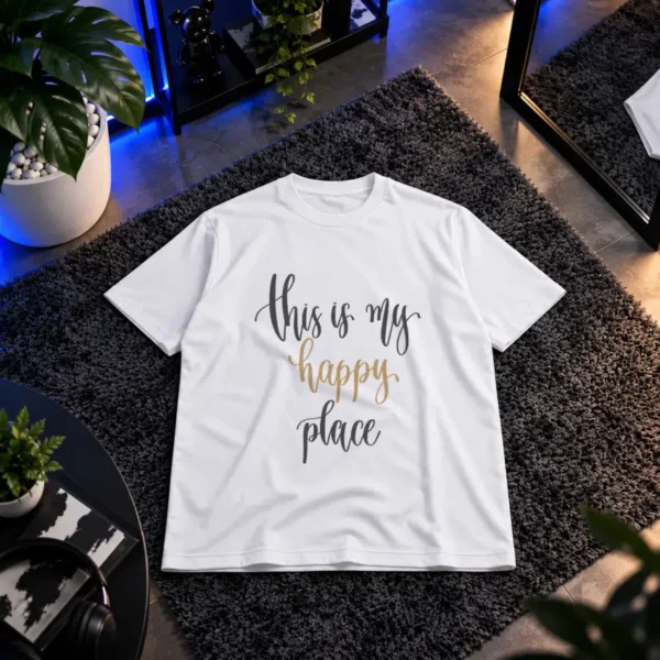 تیشرت نوشته This Is My Happy Place کد 10786