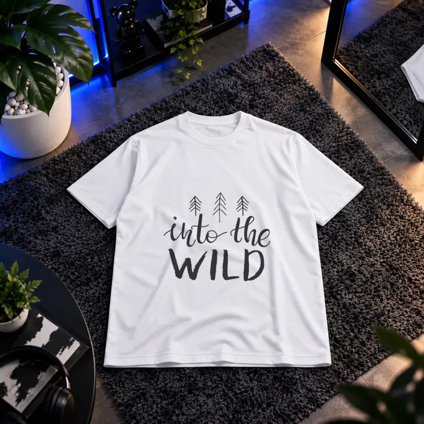 تیشرت طبیعت طرح Into the Wild کد 10797