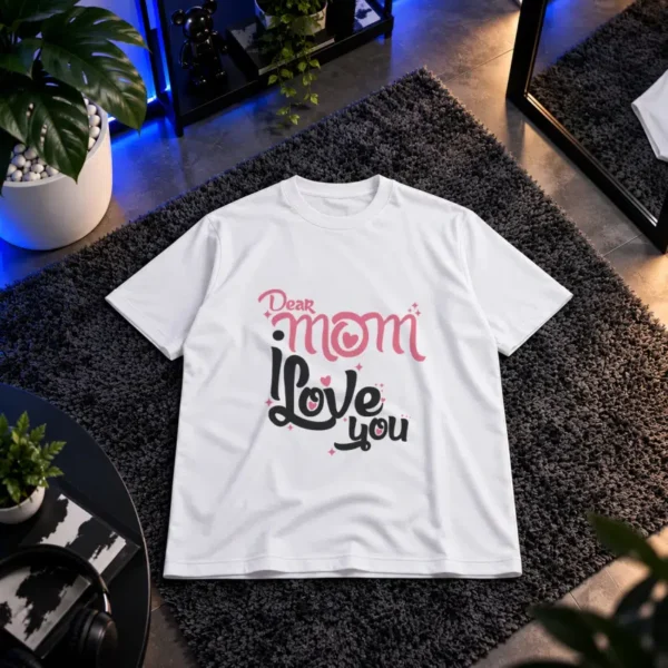 تیشرت مادر طرح Dear Mom I Love You کد 10804