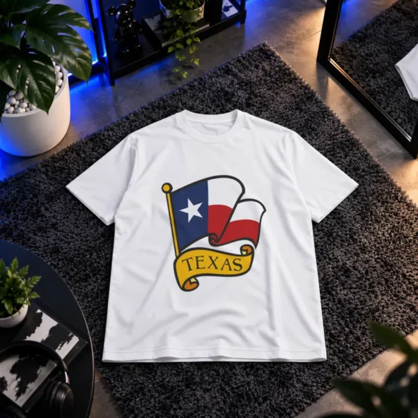 تیشرت پرچم تگزاس طرح Texas کد 10827