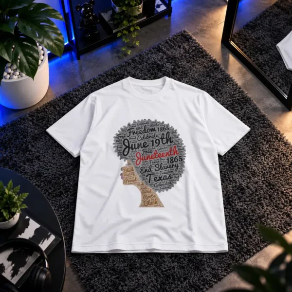 تیشرت آزادی سیاه‌پوستان طرح Juneteenth کد 10851
