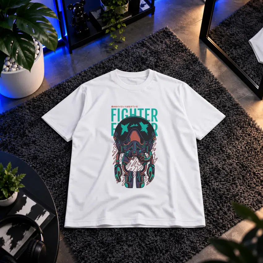 تیشرت خلبان جنگنده طرح Fighter Pilot کد 11750