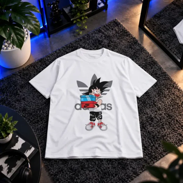 تیشرت دراگون بال طرح گوکو کودک و آدیداس (Goku) کد 12177