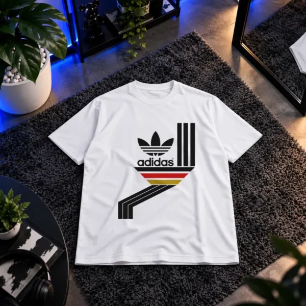 تیشرت آدیداس طرح لوگوی هندسی رترو (Adidas) کد 12187