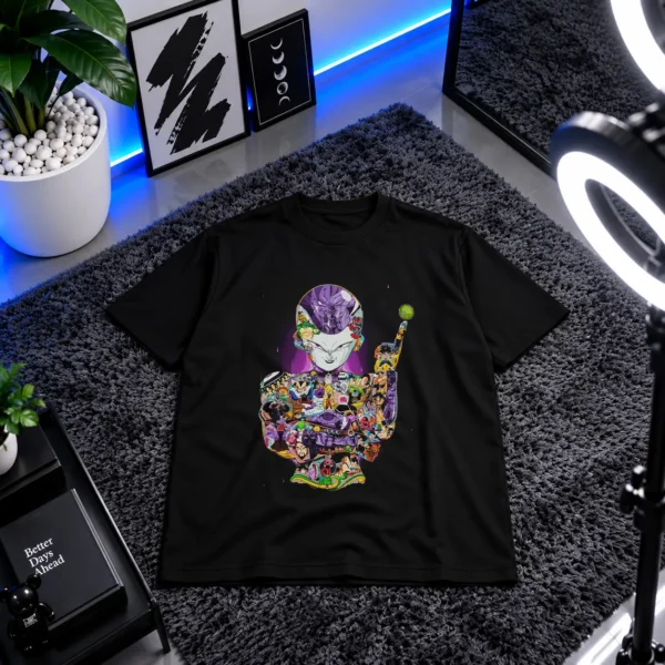 تیشرت انیمه دراگون بال طرح فریزا (Frieza) کد 12401