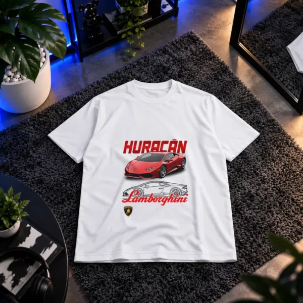 تیشرت لامبورگینی طرح هوراکان قرمز (Huracán) کد 13042