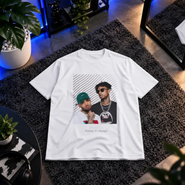 تیشرت Breezy و 21 Savage طرح Her Loss